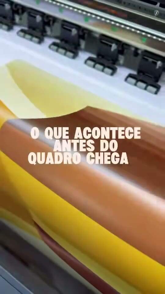 Montagem no ateliê da Go Quadros